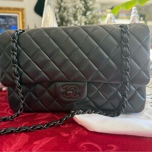 Chanel Black Quilted Crossbody Bag